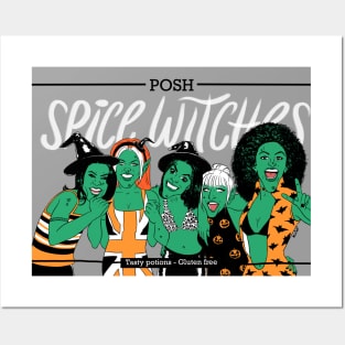 Posh spice witch Posters and Art